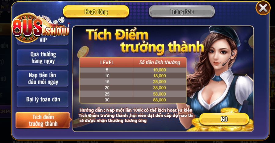 Khuyến mãi Bầu Cua tại cổng game 8US