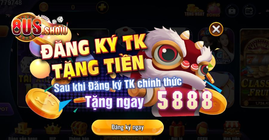 Khuyến mãi Nổ Hũ 8US đang được cổng game áp dụng